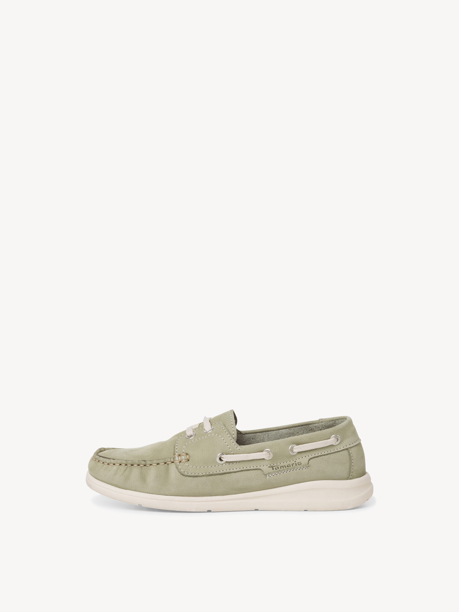 Mocassin en cuir - vert