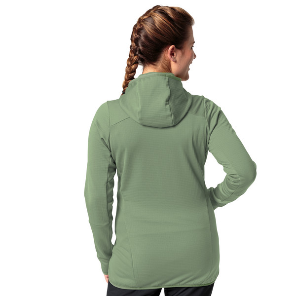 MONVISO HOODED GRID FLEECE JACKET Damen - Fleecejacke