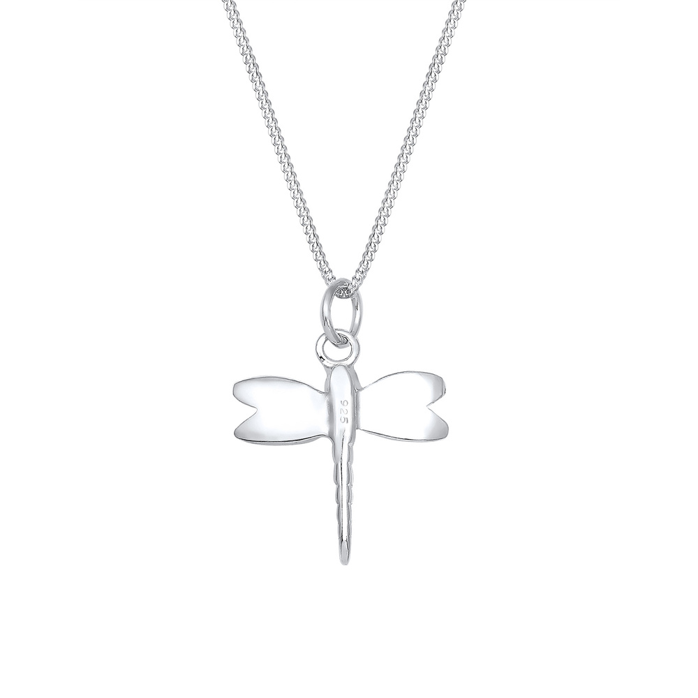 Elli Elli Collier Femmes Char Libellule Pendentif Filigrane en Argent Sterling 925 Bijoux