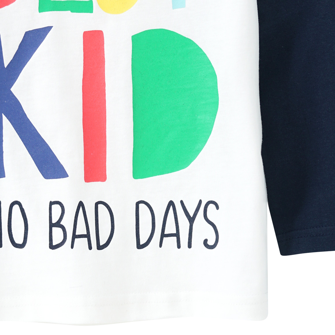 Jungen Langarmshirt mit Message-Print