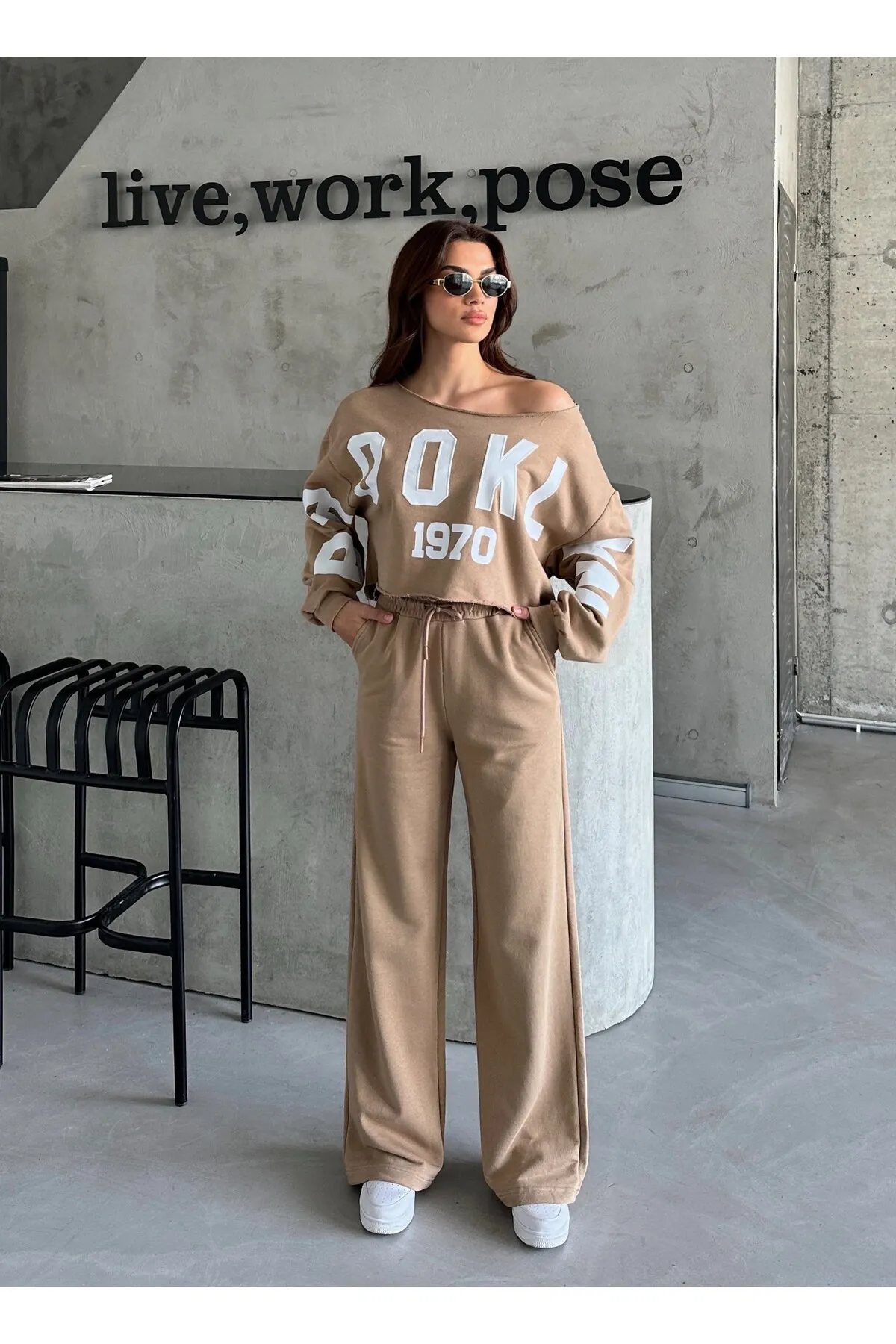 Laluvia  Zweiteiler - Braun - Regular Fit