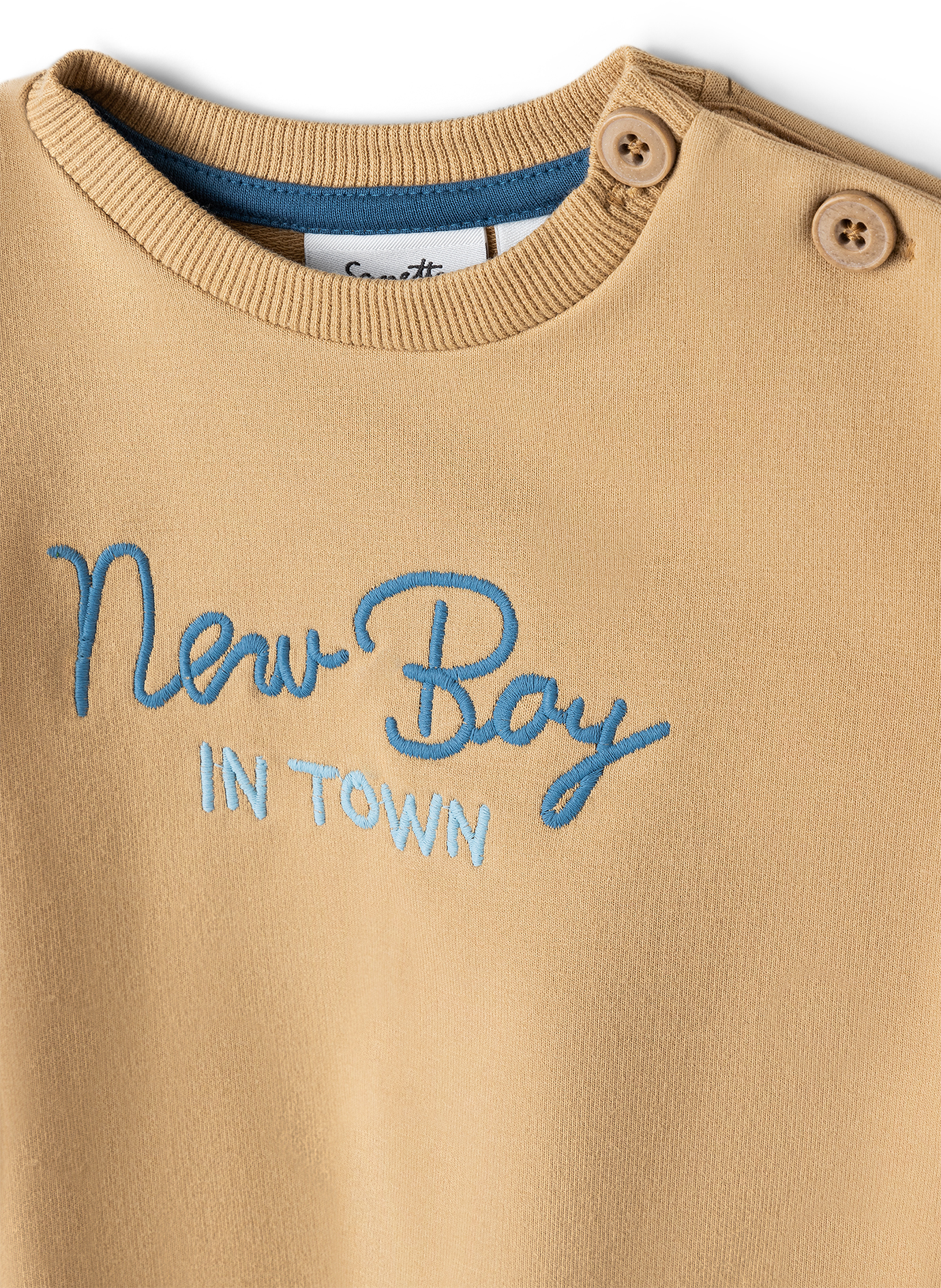 Jungen-Sweatshirt Beige