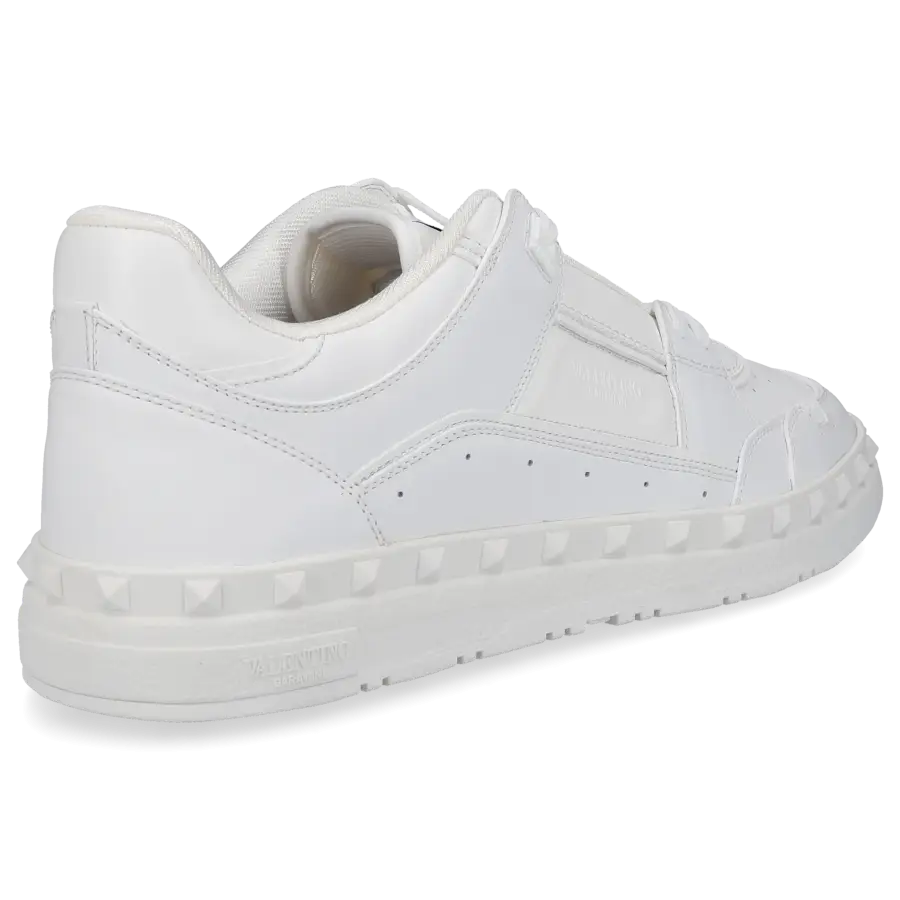Valentino Garavani - Sneaker low FREEDOTS Kalbsleder - weiß