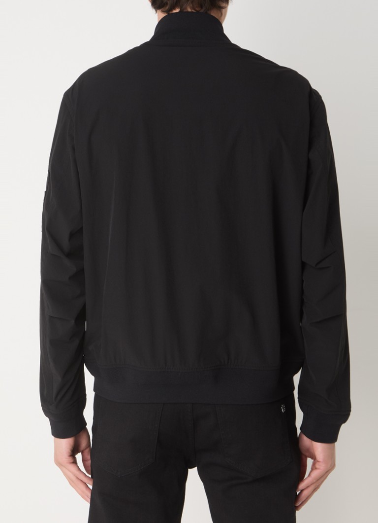 Bomber jakna HUGO BOSS Obear z žepi na zadrgo in logotipom