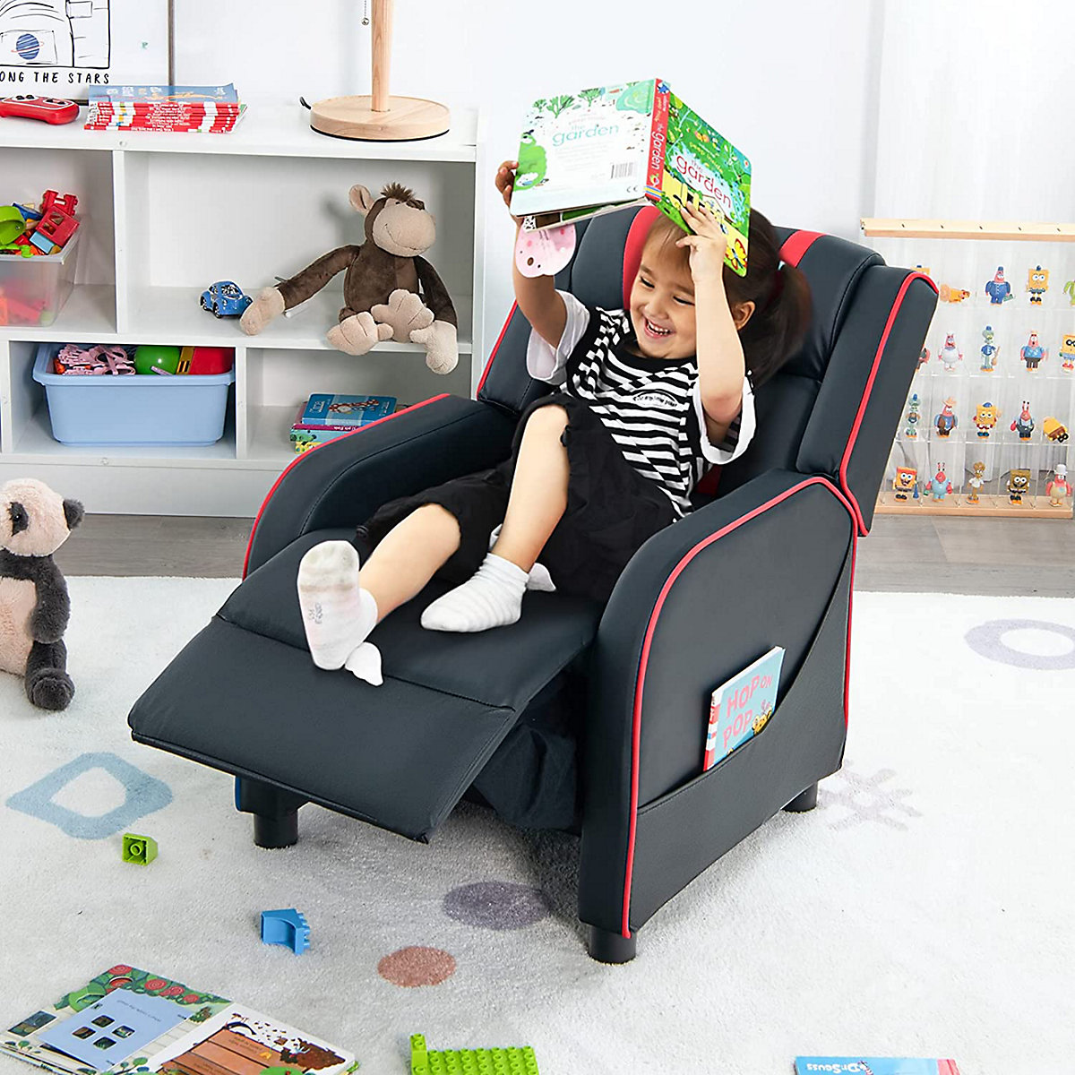 Kindersessel mit Liegefunktion Kindersofa 3-8 Jahre