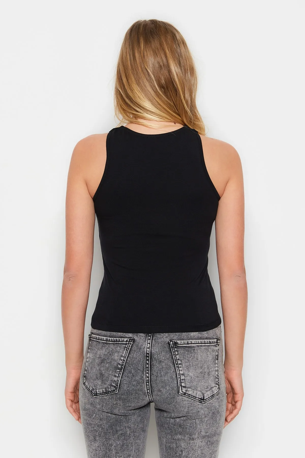 Trendyol Collection  Unterhemd - Schwarz - Slim Fit