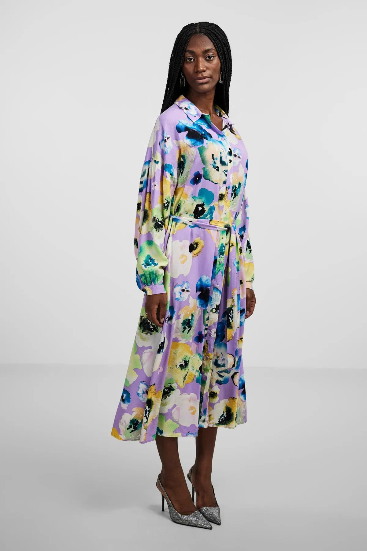 Y.A.S.  26030492 Transparentes Flieder für Damen/Mädchen