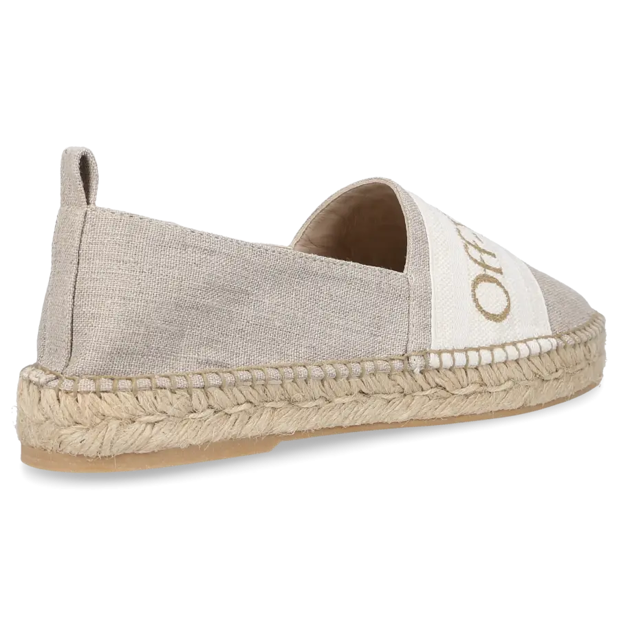 Off-White - Espadrilles OWIA259S Baumwolle - beige