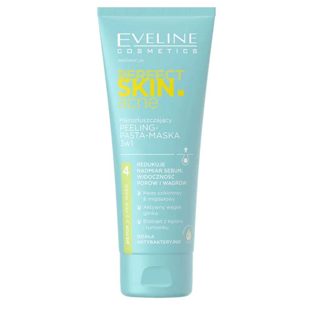 „Eveline Perfect Skin“ šveičiamoji makaronų kaukė nuo spuogų