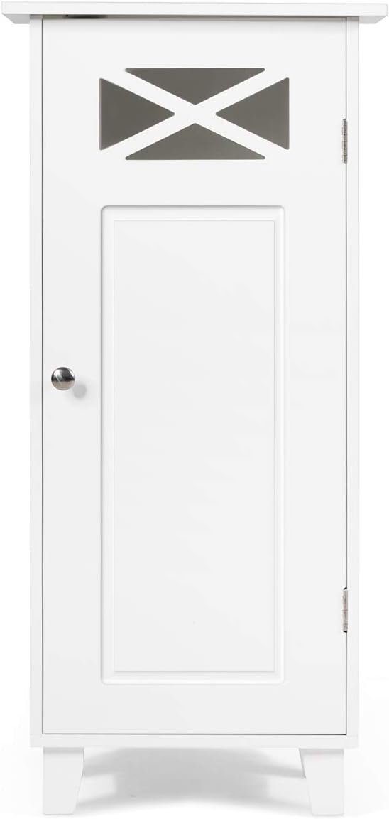 KOMFOTTEU Badkommode Badezimmerschrank, 3 Ebenen, Hochschrank
