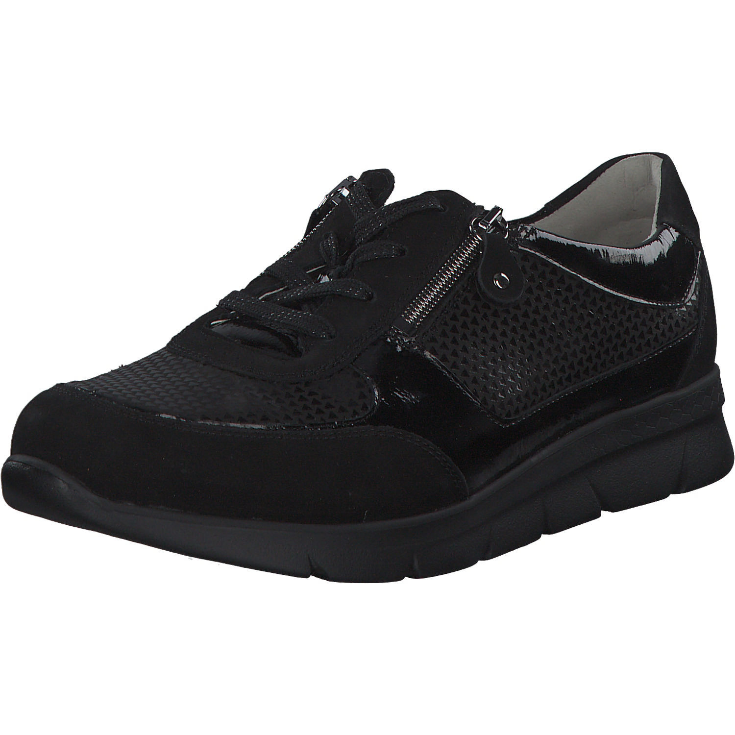 Waldläufer Jenny 661003, Schnürschuhe, Damen, Schwarz