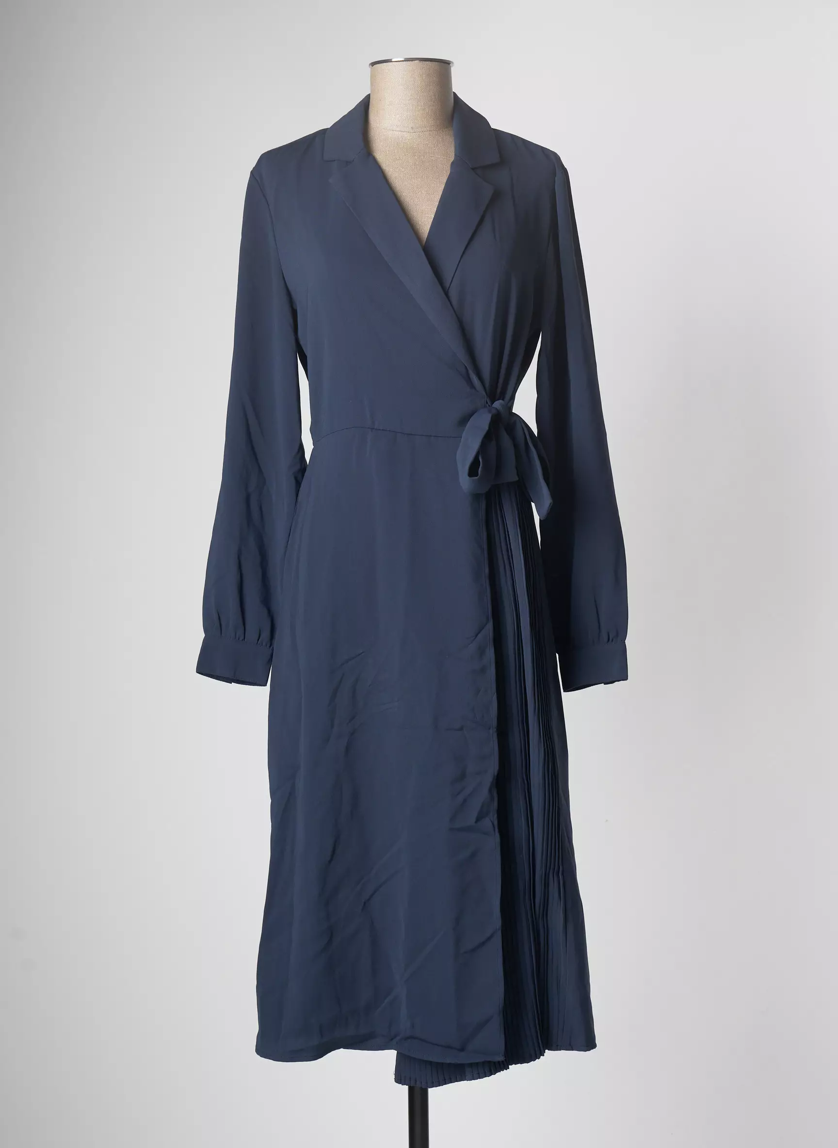Vila Robes Mi Longues Femme couleur bleu