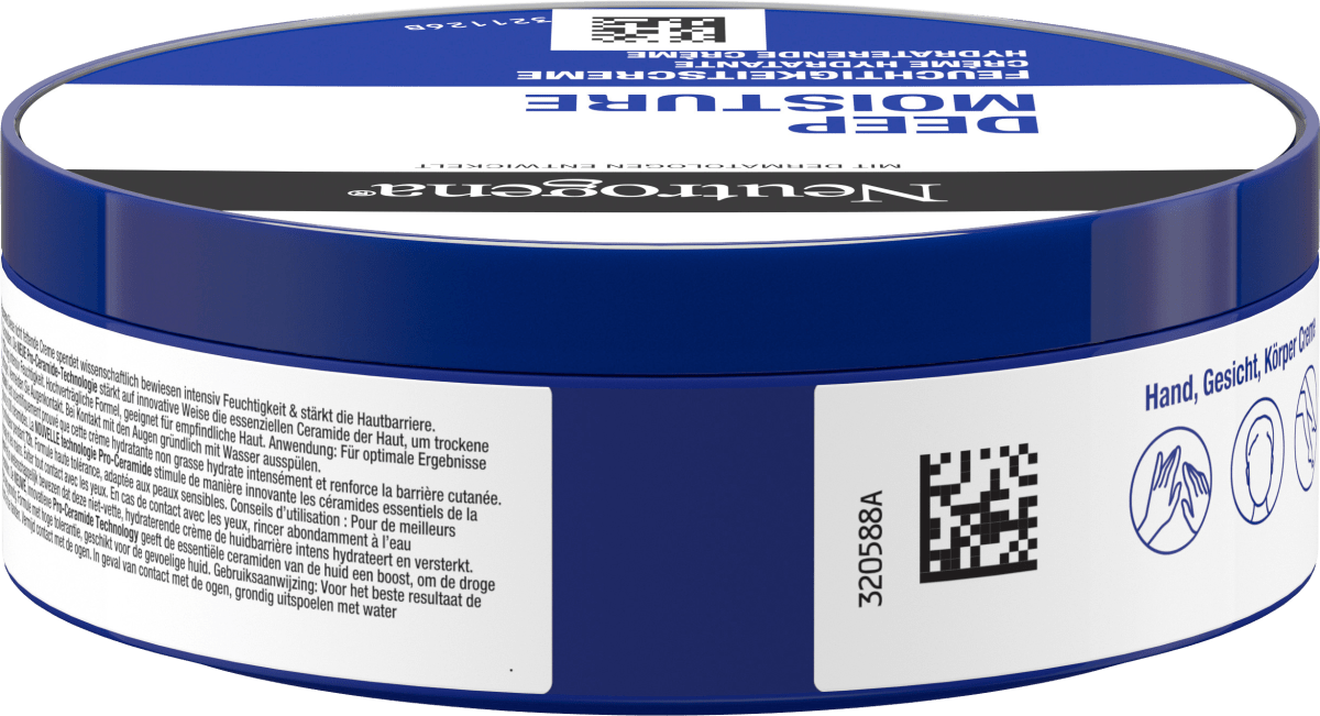 Pflegecreme Deep Moisture, 200 ml