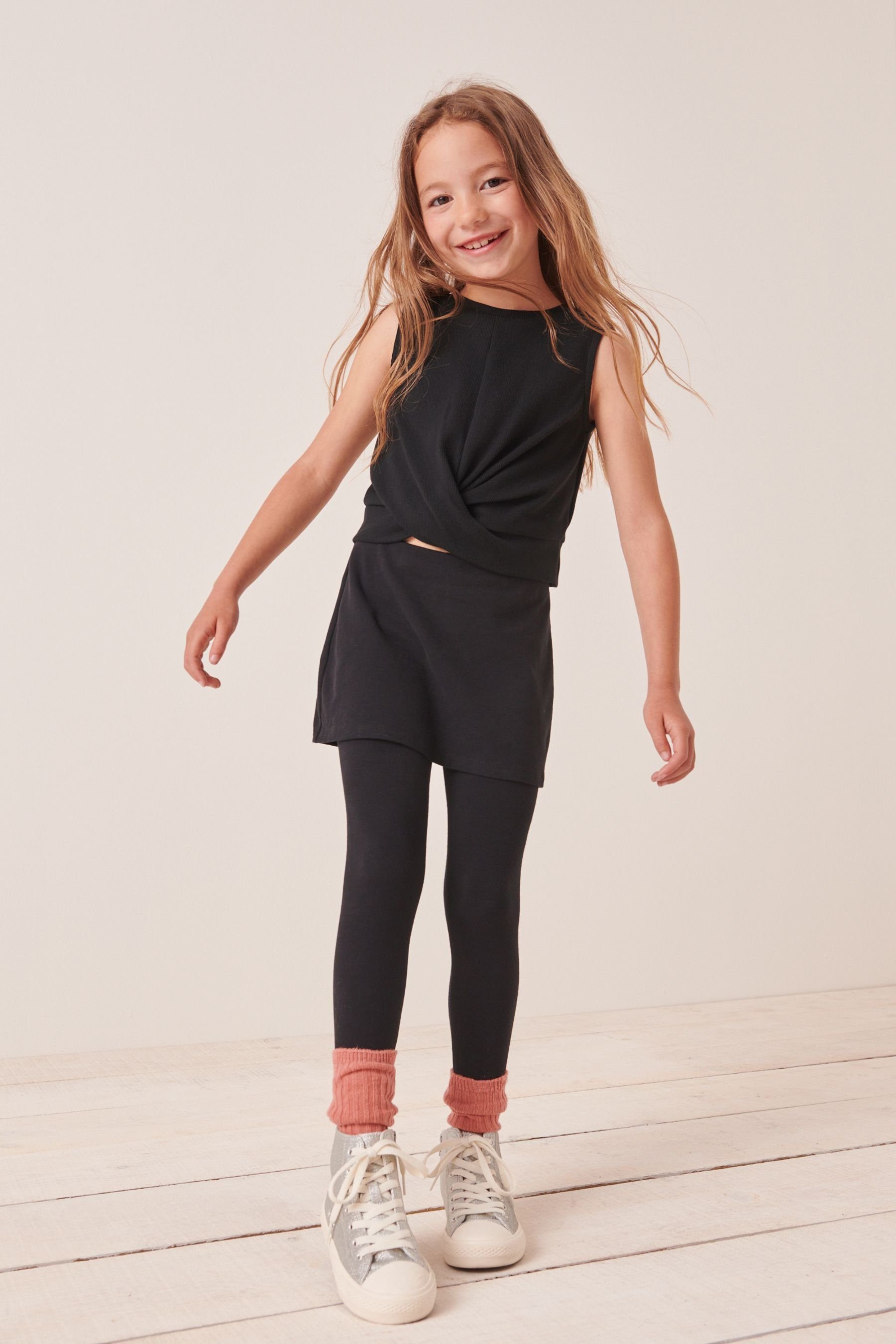 Next Leggings 2-in-1-Leggings mit Rock (1-tlg)