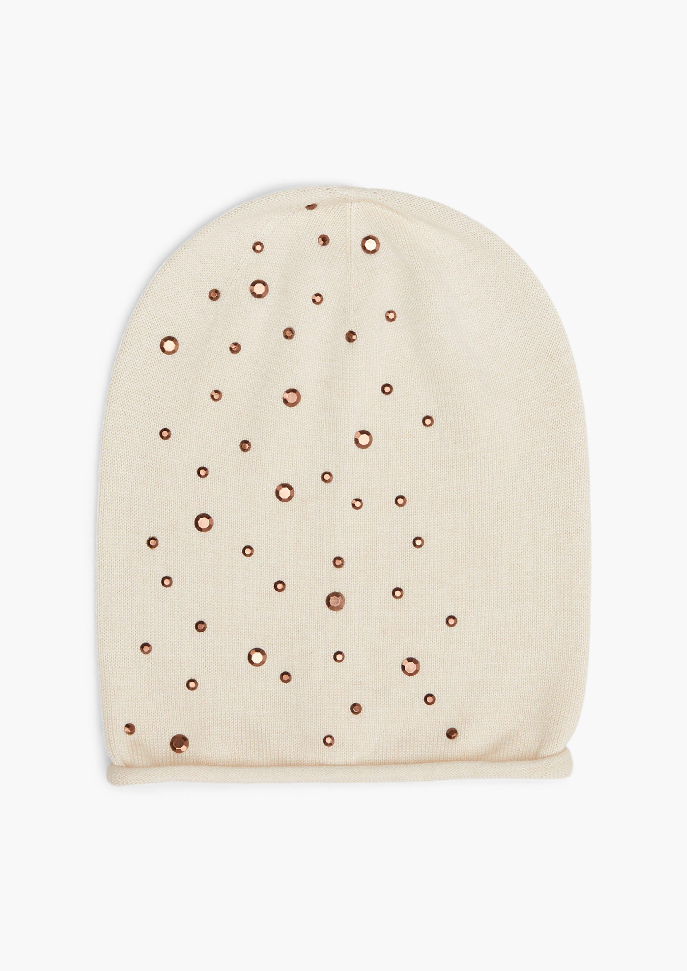 Beanie mit Schmucksteinen  2117248-0805