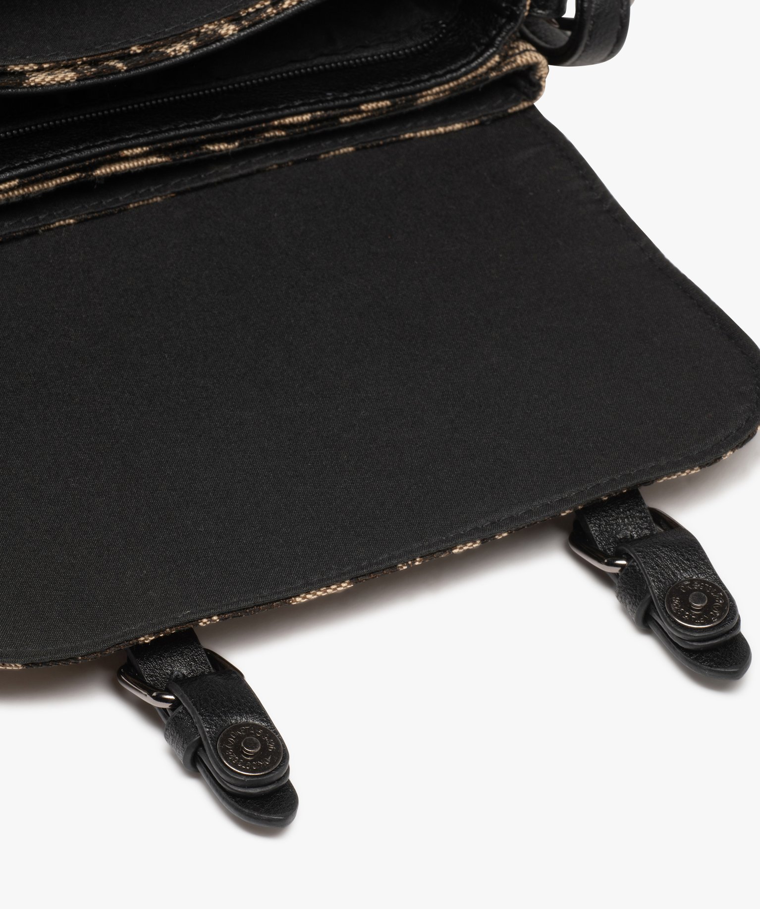 Sac besace compact à bandoulière réglable femme noir | GEMO