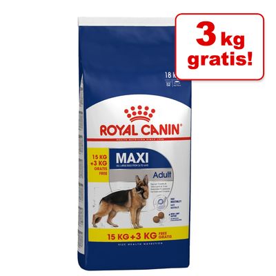 1 kg / 3 kg gratis! 9 kg / 18 kg Royal Canin Size im Bonusbag