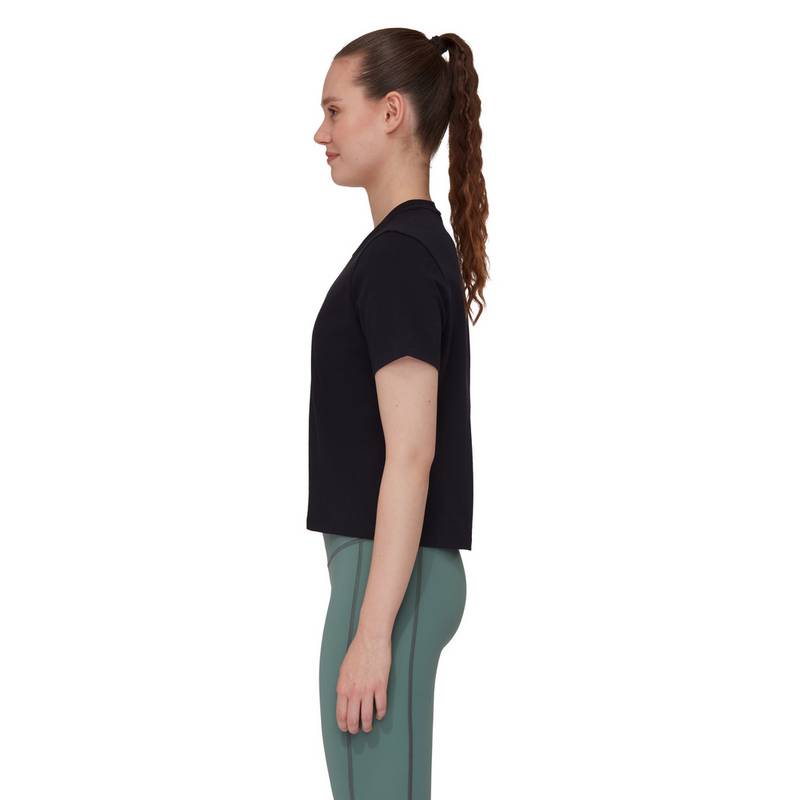 Mammut Massone Cropped Patch T-Shirt Damen