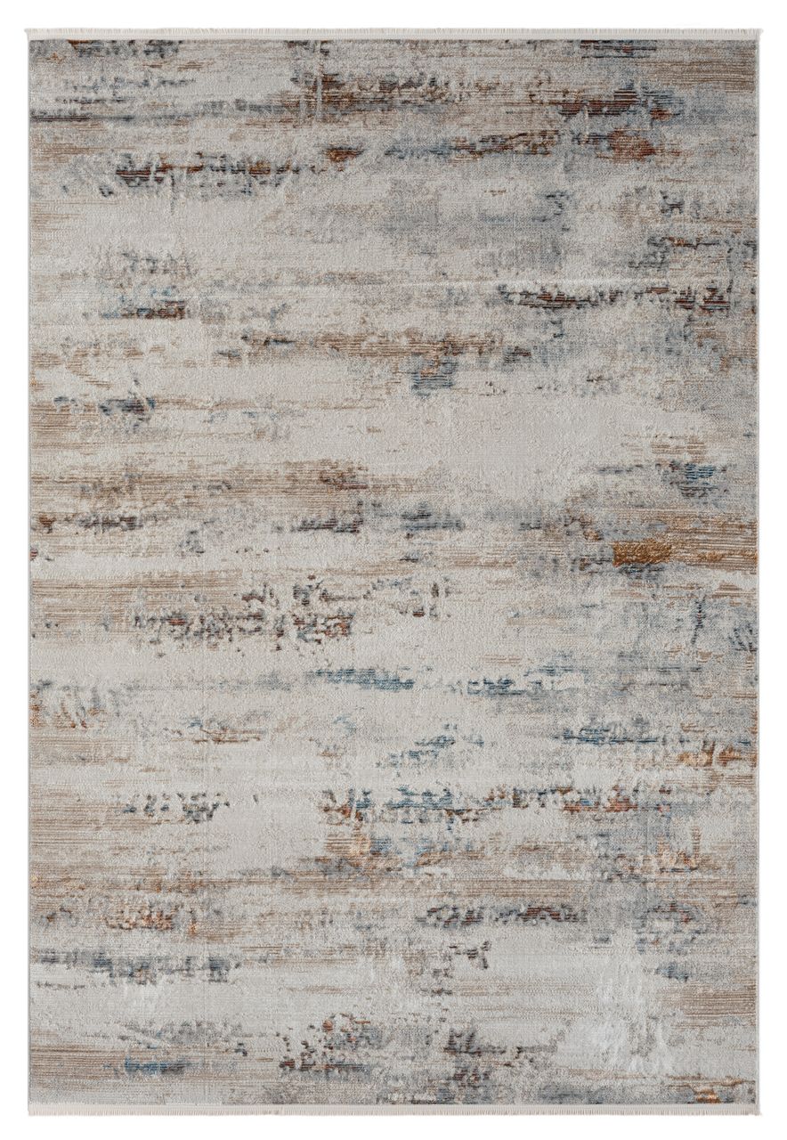 MyFlair Teppich Margot, 200cm x 290cm, Farbe Hellgrau, rechteckig, Florhöhe 8mm