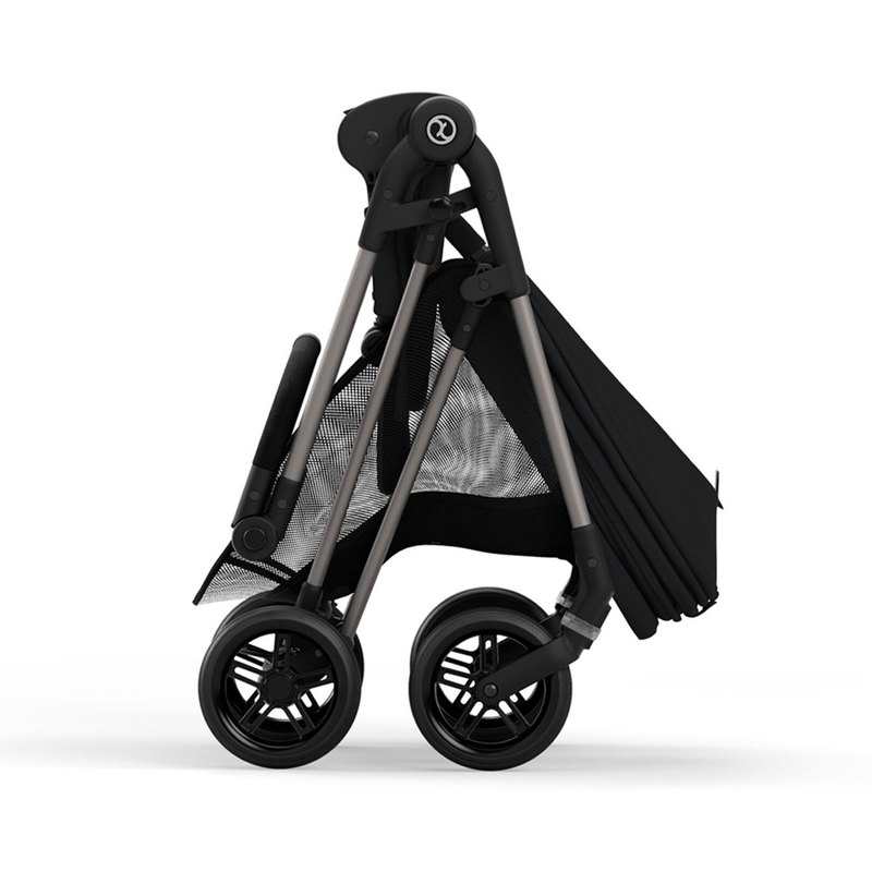 Poussette citadine Melio 3 moon black Cybex