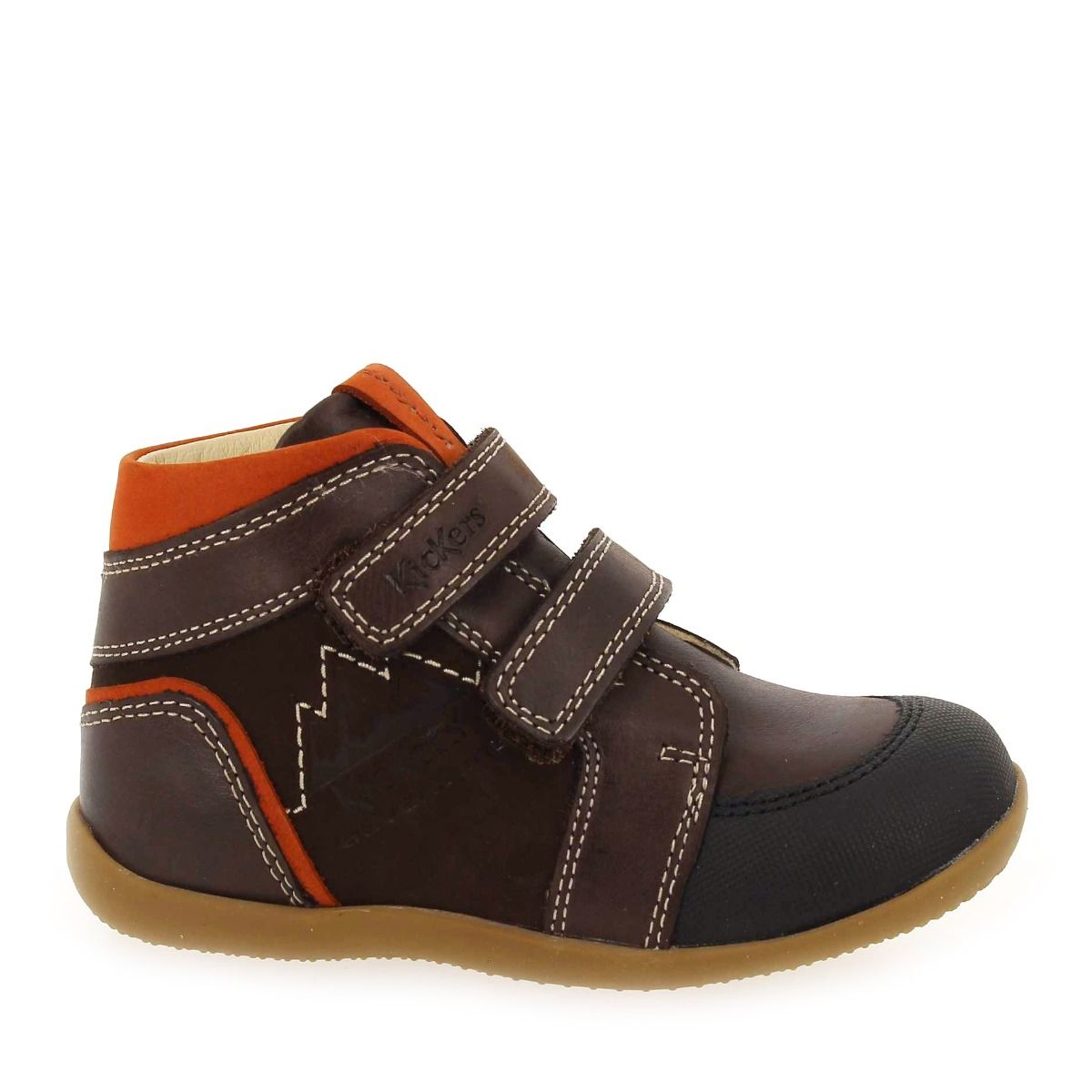 Kickers  BIKRO MOUNTAIN - Marron Orange