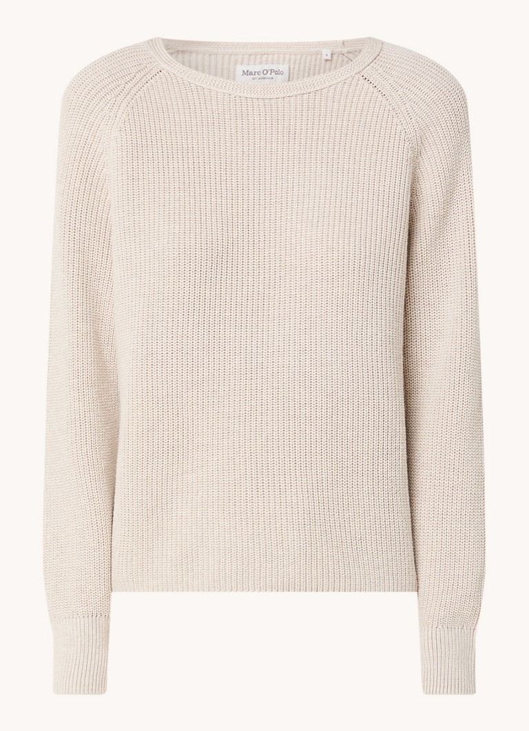 Pulover Marc O'Polo confecționat din material tricotat subțire și elastic
