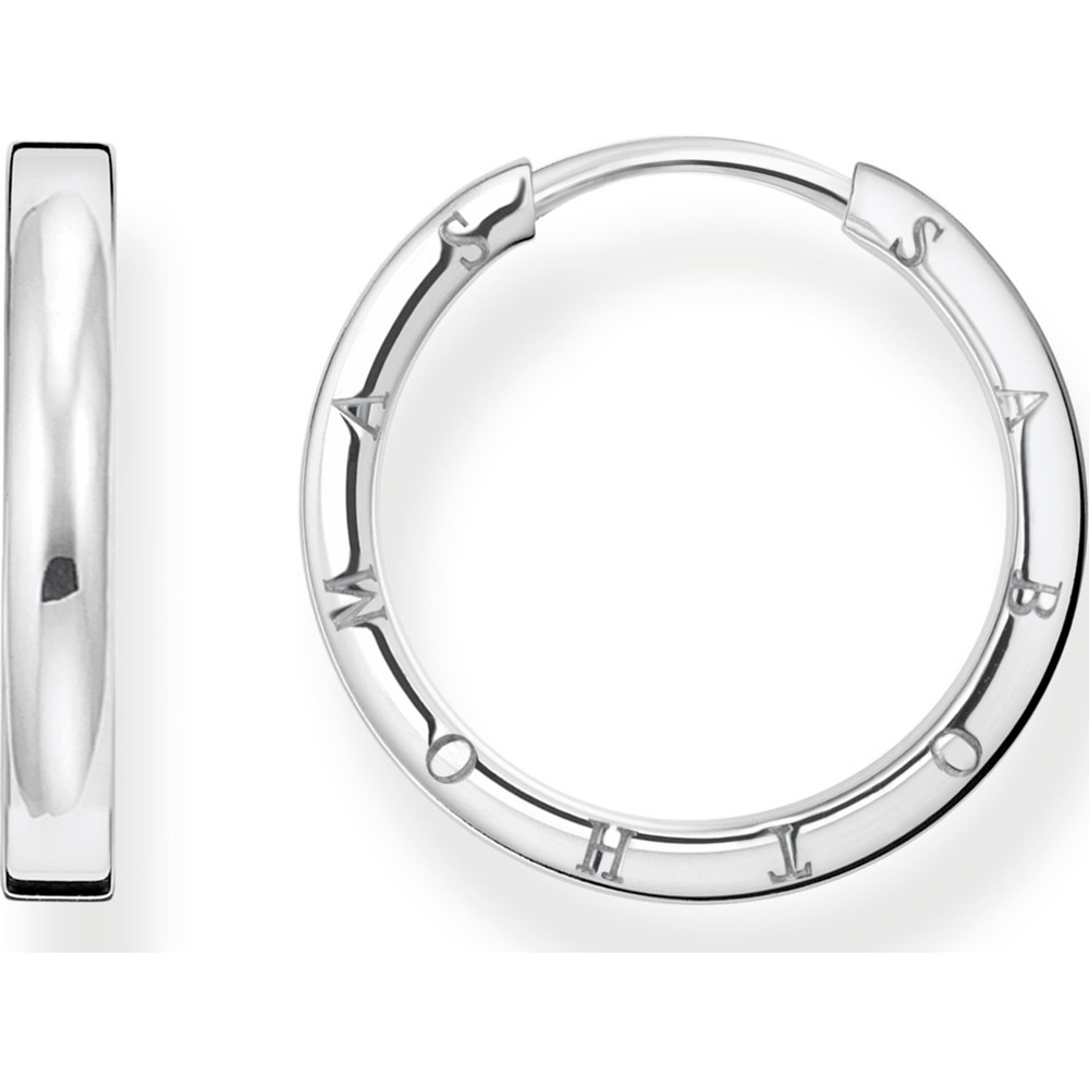 Thomas Sabo Créoles 925 Argent Boucles d'oreilles