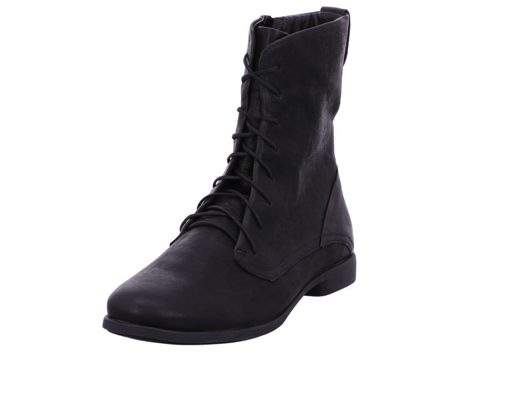 THINK Schnür-Stiefeletten schwarz