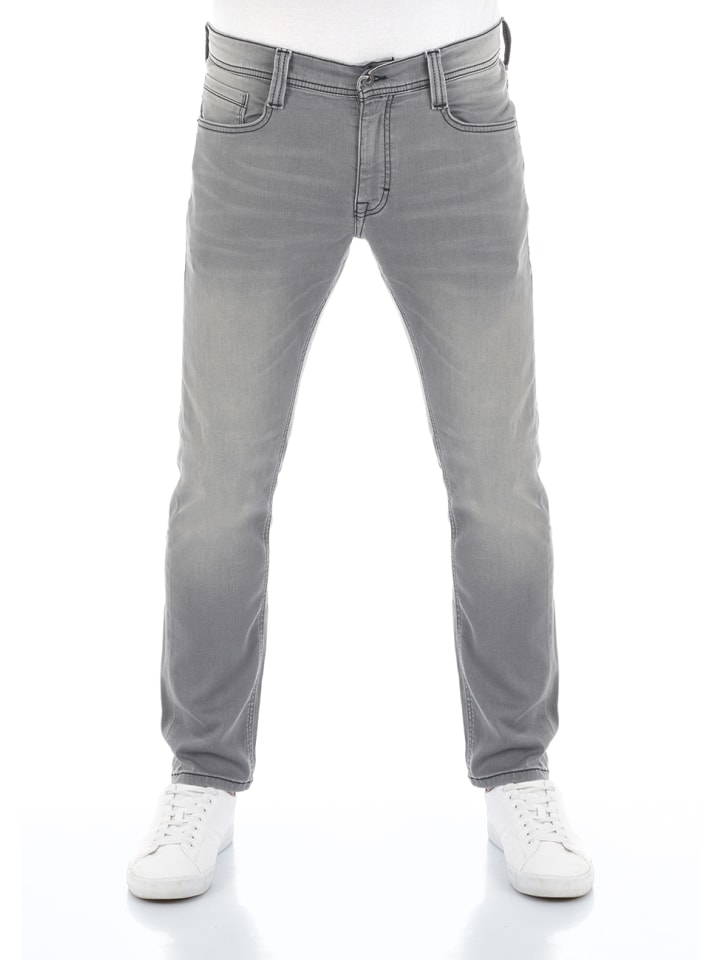 Mustang Jeans Real X Oregon tapered in Grau günstig kaufen