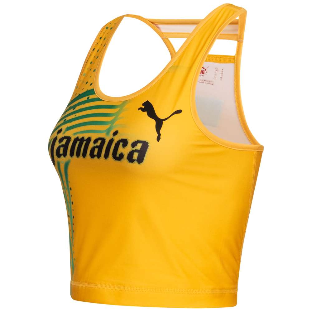 Jamaica PUMA Damen Leichtathletik Crop Top 505349-02