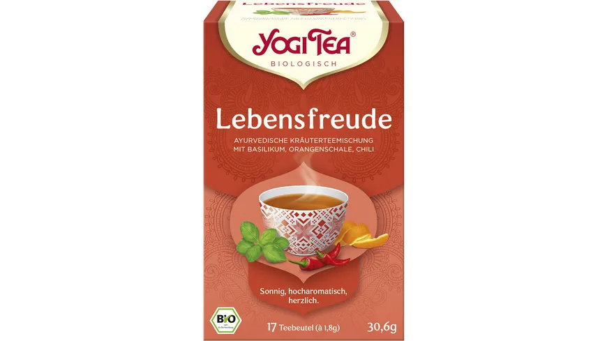 YOGI TEA Bio Kräuterteemischung Lebensfreude 30.6 g