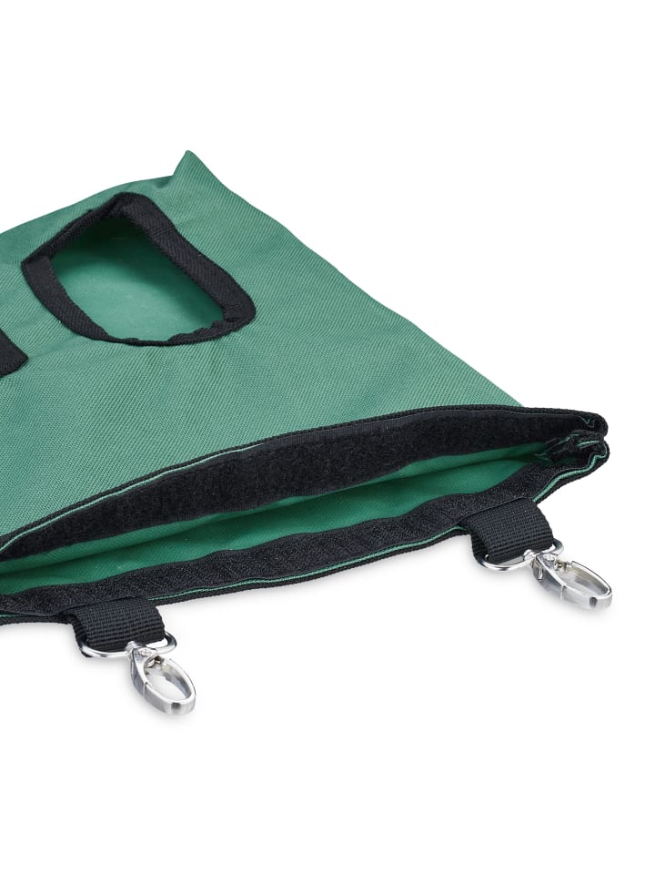 relaxdays Heutasche in Grün/ Schwarz - (B)25 x (H)31 cm günstig kaufen onesize