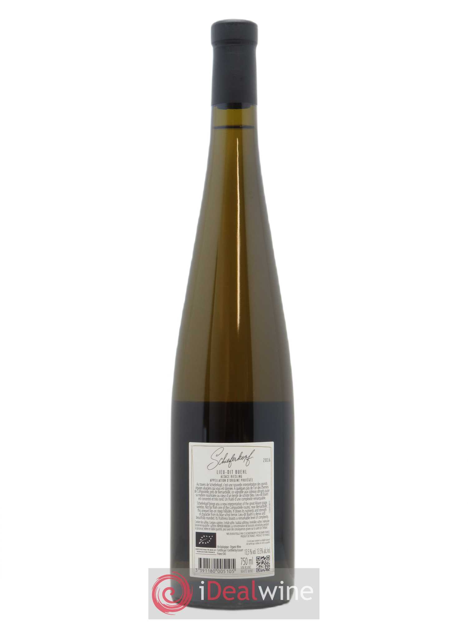 Riesling Lieu-dit Buehl Schieferkopf - Chapoutier  2016 - Lot de 1 Bouteille