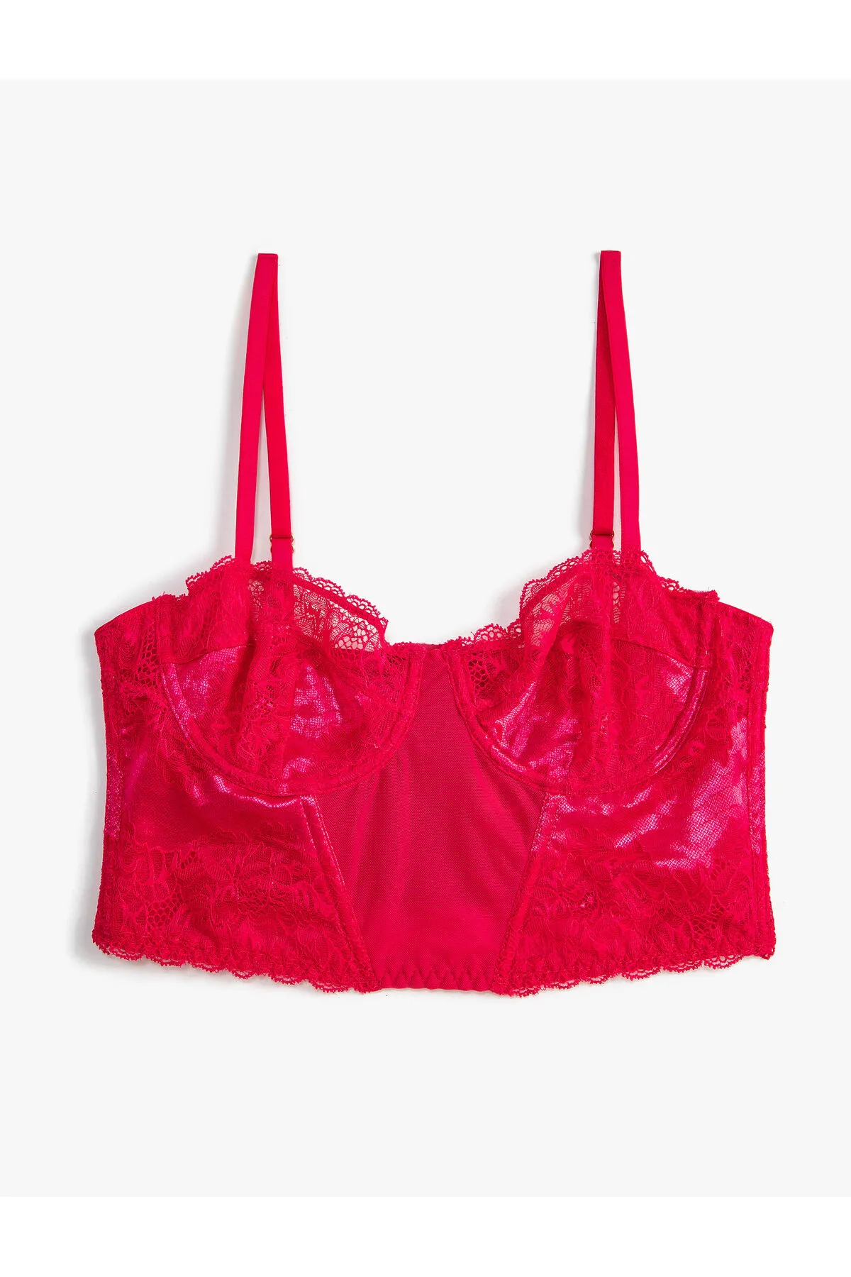 Koton  Spitzen-Bralette-BH mit Bügel, ungepolstert, ohne Unterstützung