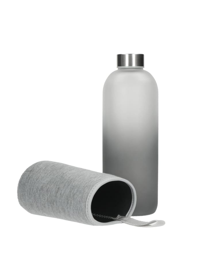 elasto Glasflasche mit Hülle 