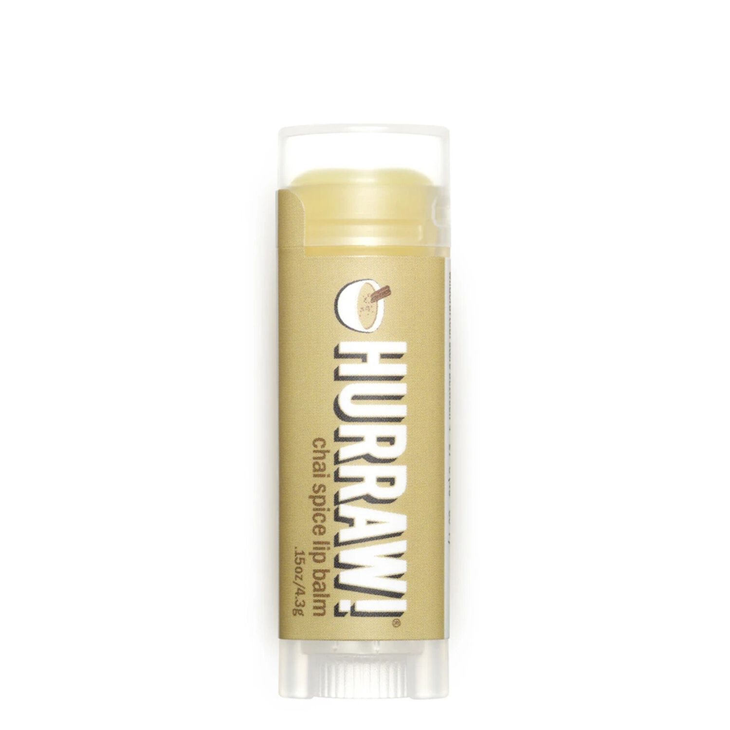 Hurraw Baume à Lèvres Thé Chai Epicé 4,8 g