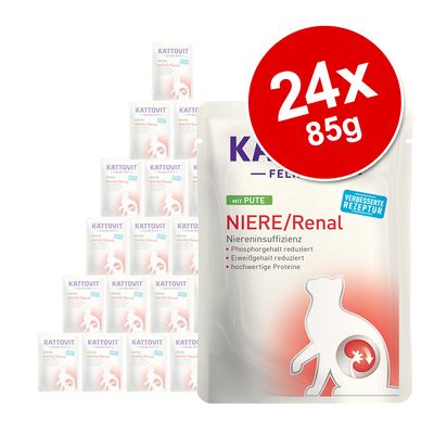 Kattovit Feline Niere/Renal Pouch 24 x 85 g