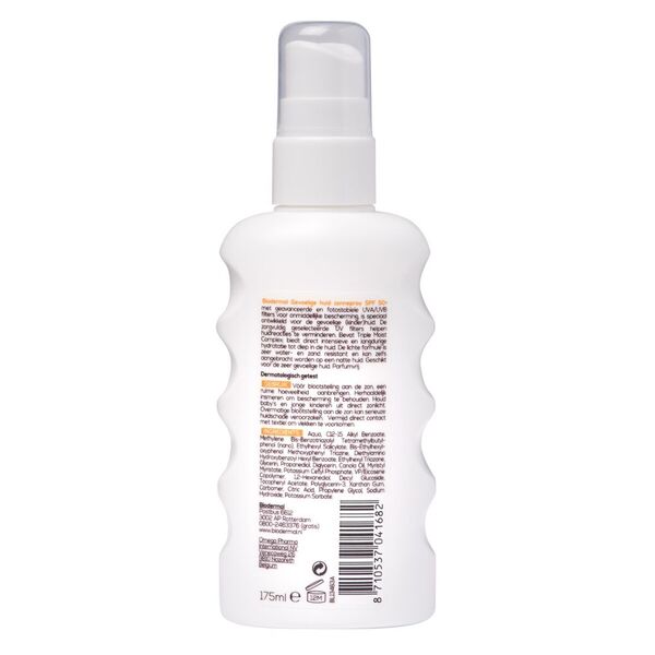 Biodermal Protetor Solar em Spray FPS 50 para Pele Sensível 175ml