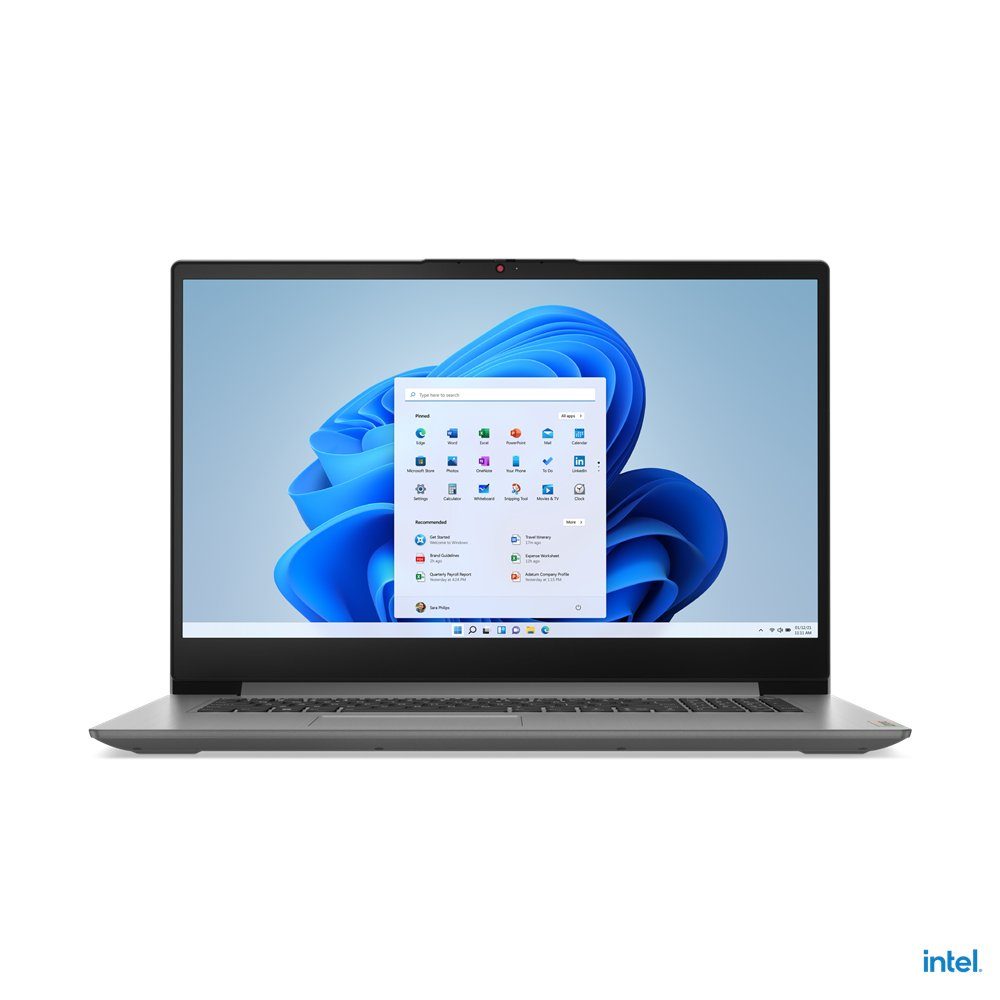 Lenovo IdeaPad 3 Notebook (43,9 cm/17,3 Zoll, Intel Core i7 1255U, 512 GB SSD)