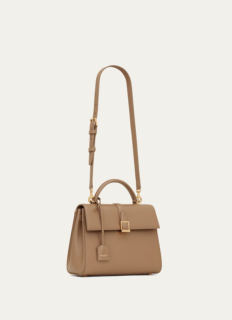 Geantă de mână din piele Saint Laurent Le Zemoir cu curea de umăr detașabilă.