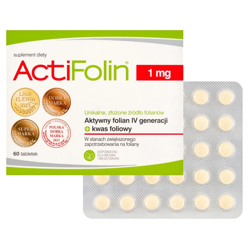 Actifolin 1 mg filmom obložene tablete