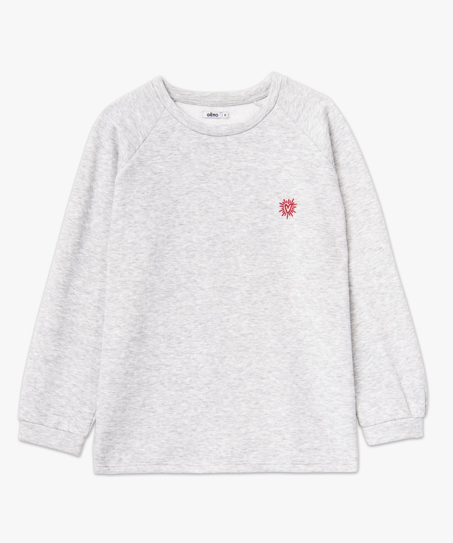 Sweat femme spécial maternité gris | GEMO