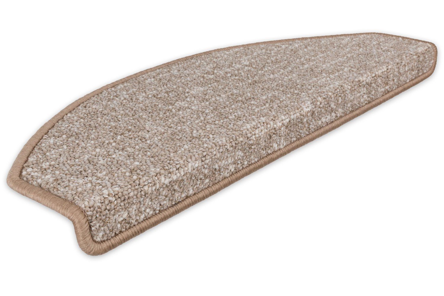 Stufenmatte Stufenmatten Sonate Halbrund Einzeln und SparSet's, Metzker®, halbrund, Höhe: 7 mm, 15 Stück im Set - Beige