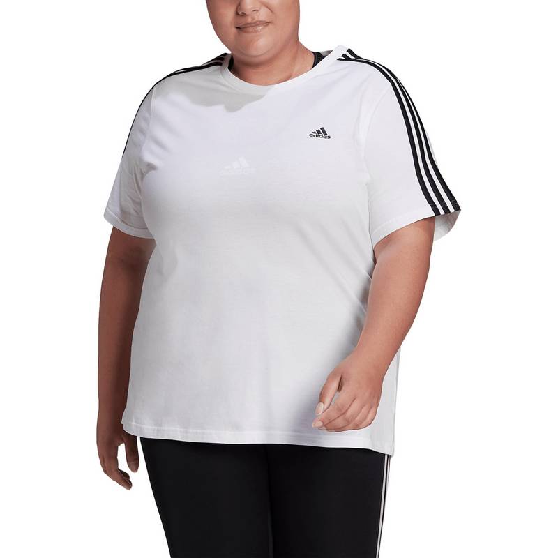 adidas ESSENTIALS SLIM 3-STREIFEN T-Shirt Damen