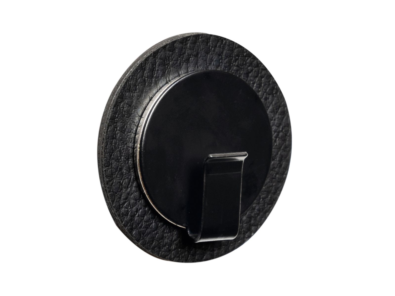 Silwy Clever schwarzes Magnethaken inkl. schwarzes Metall-Nano-Gel-Pad