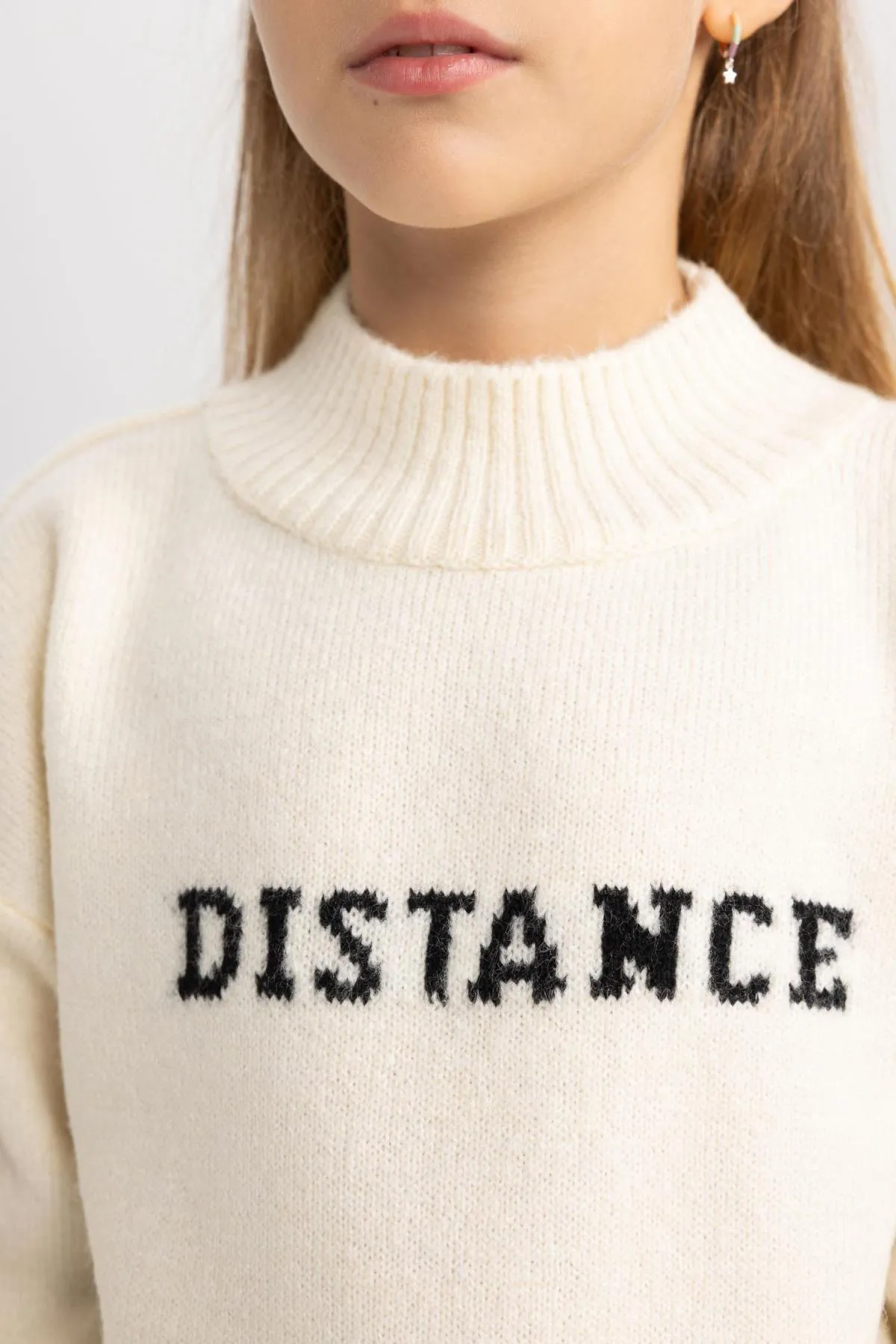 DeFacto  Bedruckter Mädchenpullover mit Rundhalsausschnitt A6011a823au
