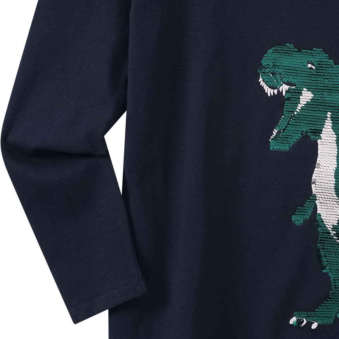 Jungen Langarmshirt mit Wendepailletten