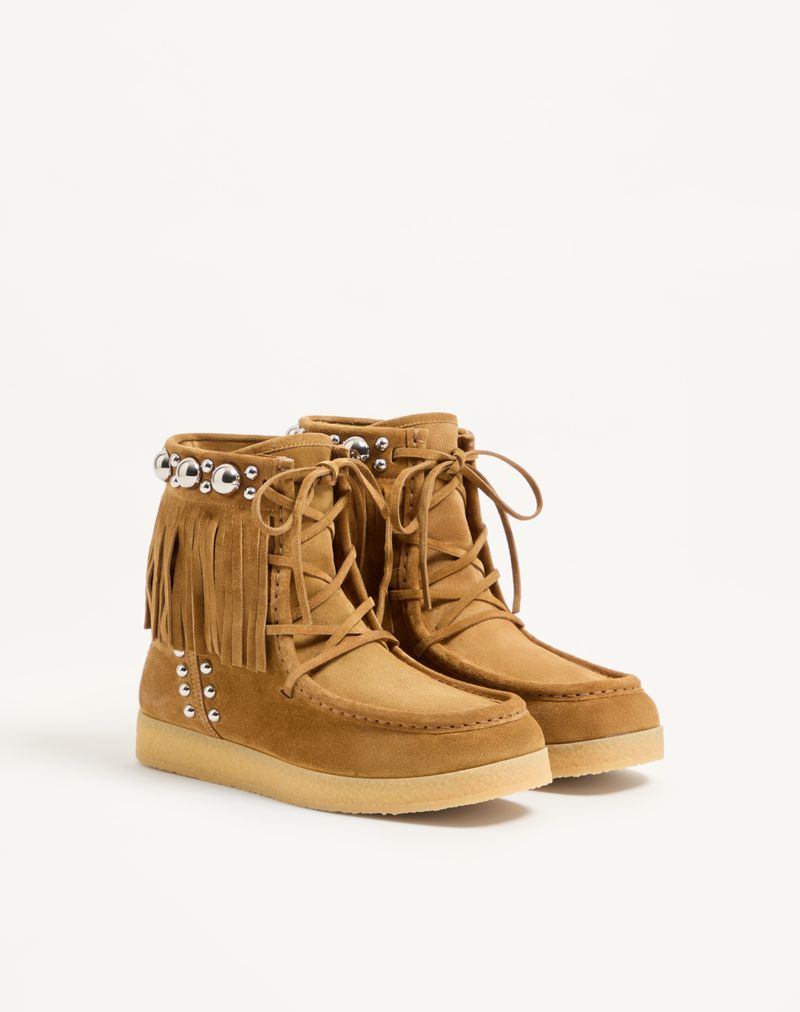 Bottines Nellcote en cuir fendu de 25 mm