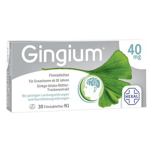 GINGIUM Filmtabletten  30 St  Filmtabletten