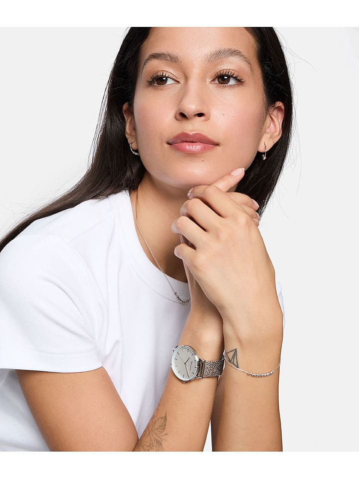 Tamaris Quarzuhr in Silber/ Weiß günstig kaufen onesize